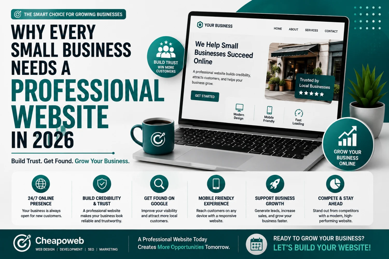 Why every small business needs a professional website in 2026